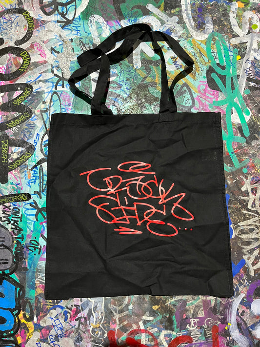 Trackside Tag Tote Bag